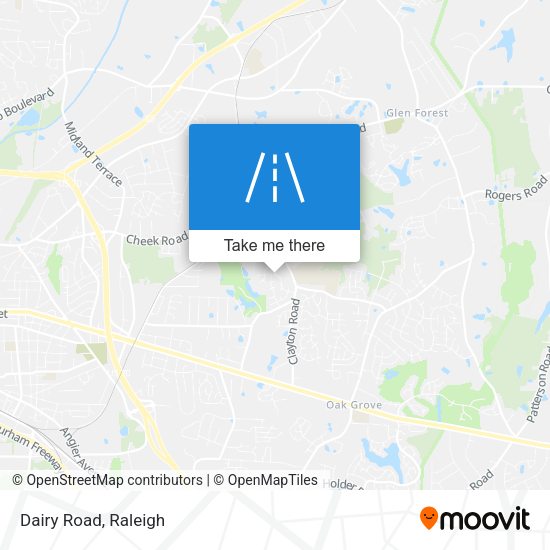 Mapa de Dairy Road