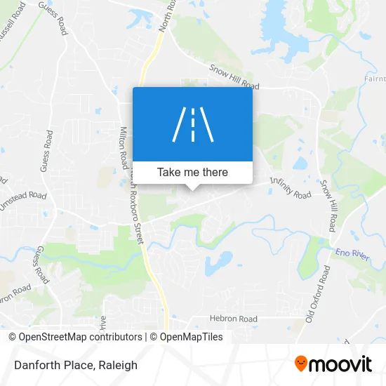 Mapa de Danforth Place