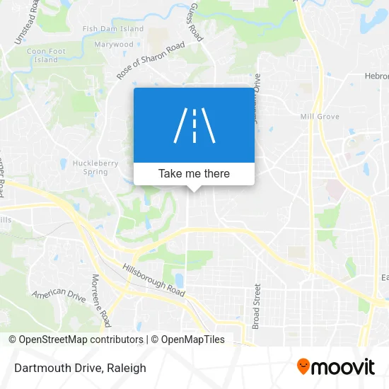 Dartmouth Drive map
