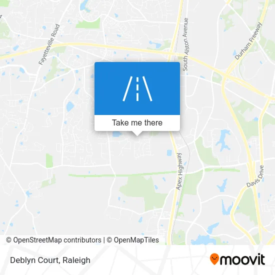 Deblyn Court map