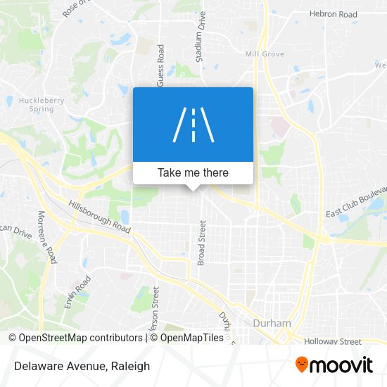 Mapa de Delaware Avenue