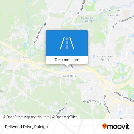 Mapa de Dellwood Drive