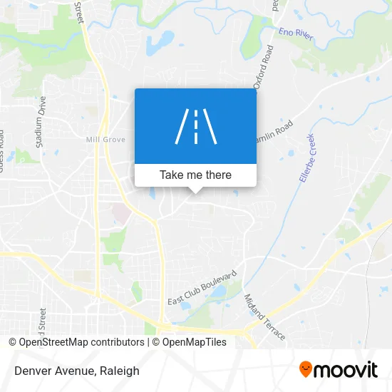 Denver Avenue map