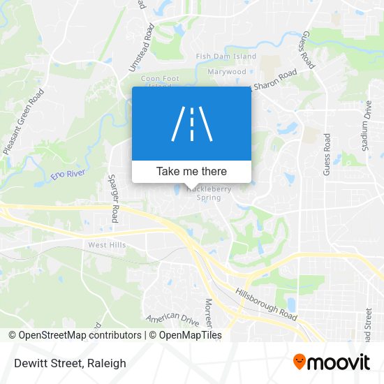 Mapa de Dewitt Street