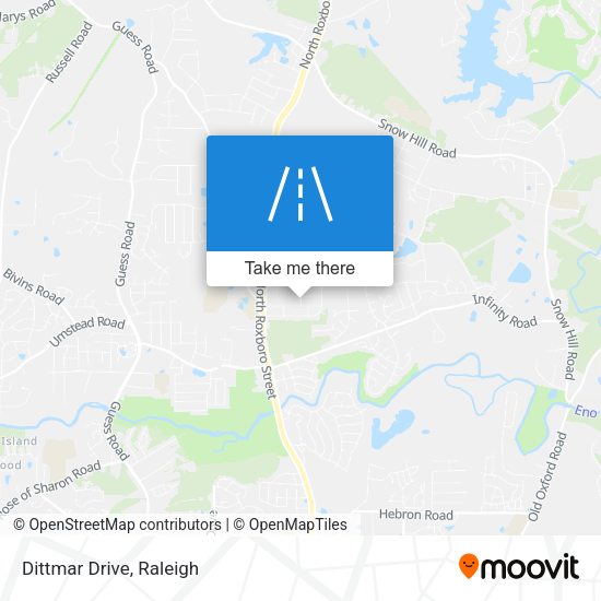 Mapa de Dittmar Drive