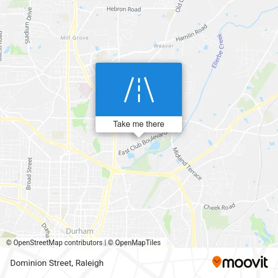 Dominion Street map