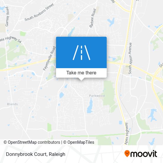 Mapa de Donnybrook Court