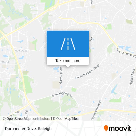 Mapa de Dorchester Drive