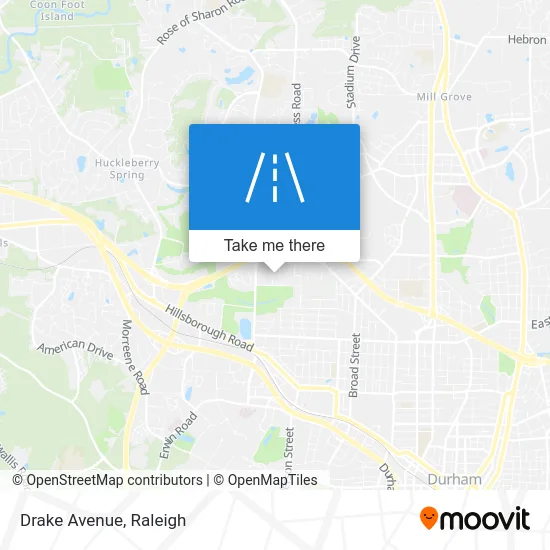 Drake Avenue map
