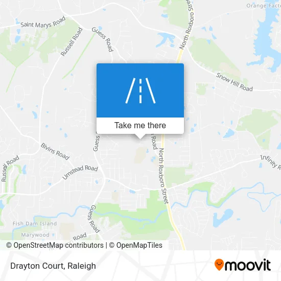 Drayton Court map