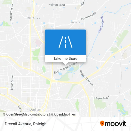 Drexall Avenue map