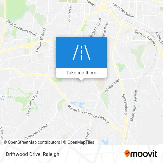 Driftwood Drive map