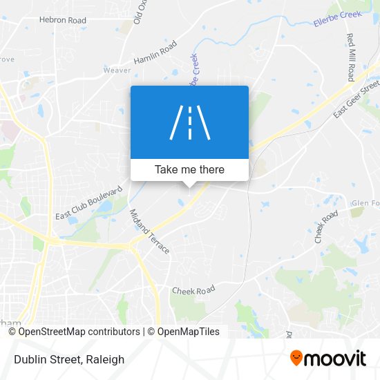 Mapa de Dublin Street
