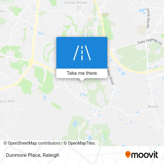 Mapa de Dunmore Place