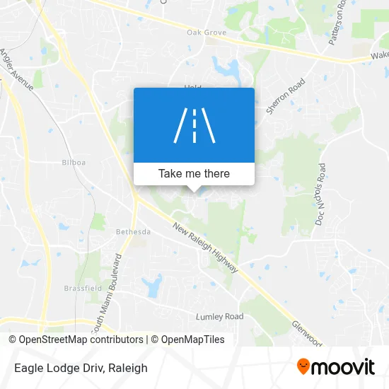 Eagle Lodge Driv map