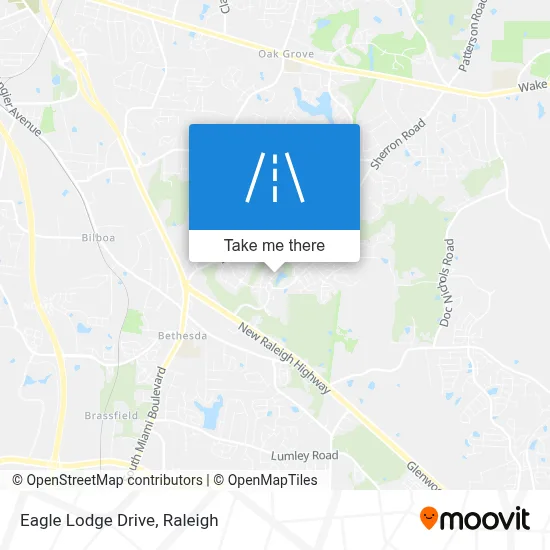 Eagle Lodge Drive map
