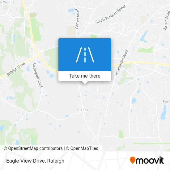 Eagle View Drive map