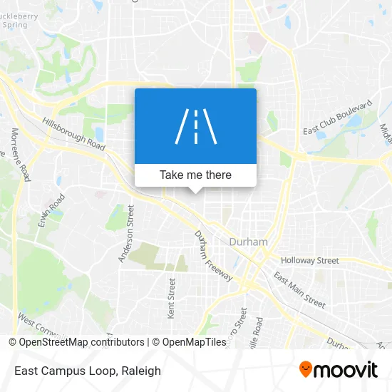 East Campus Loop map