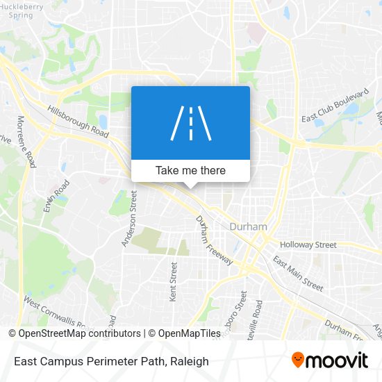East Campus Perimeter Path map