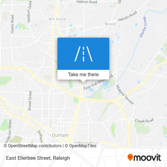 East Ellerbee Street map
