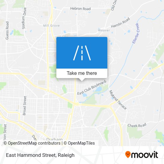 East Hammond Street map