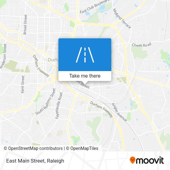 Mapa de East Main Street