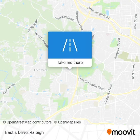 Eastis Drive map