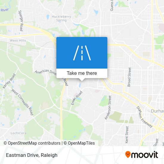 Mapa de Eastman Drive