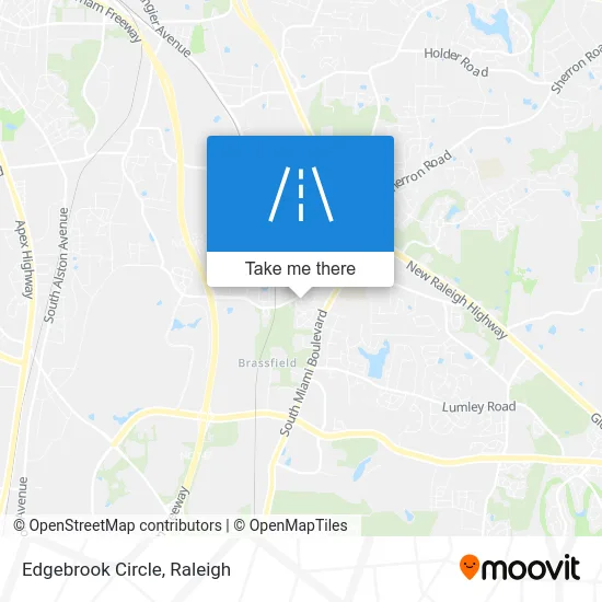 Edgebrook Circle map