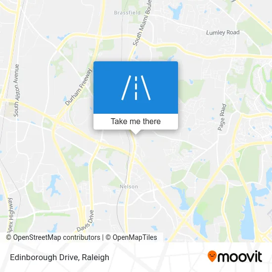 Edinborough Drive map