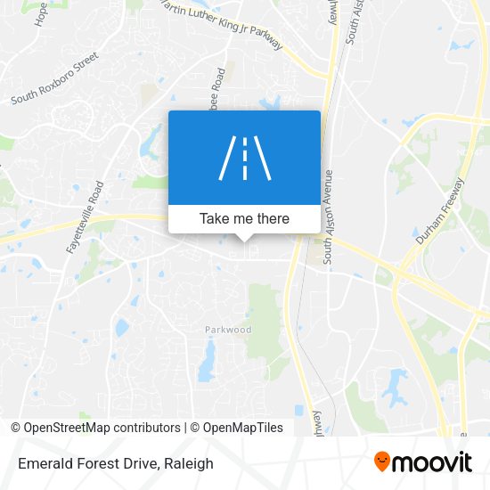 Emerald Forest Drive map