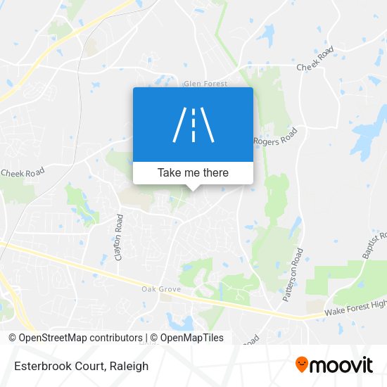Mapa de Esterbrook Court