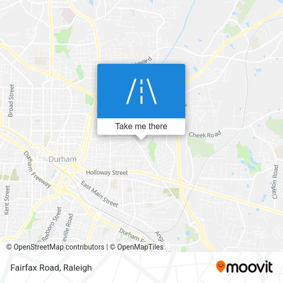 Mapa de Fairfax Road
