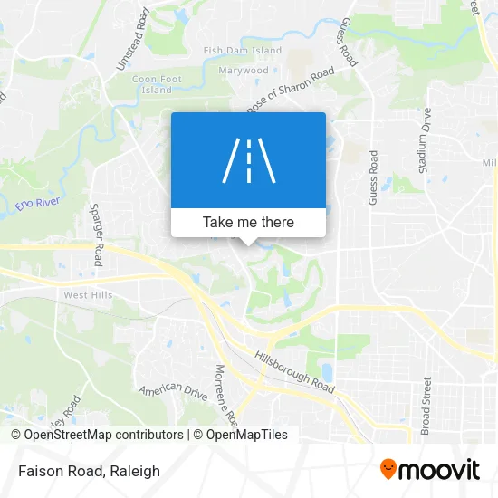 Faison Road map