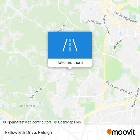 Mapa de Fallsworth Drive