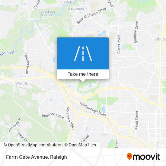 Mapa de Farm Gate Avenue