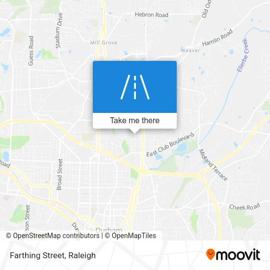 Farthing Street map