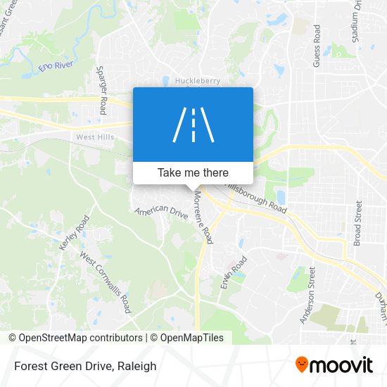 Mapa de Forest Green Drive