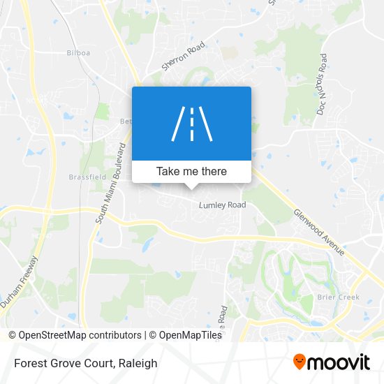 Forest Grove Court map