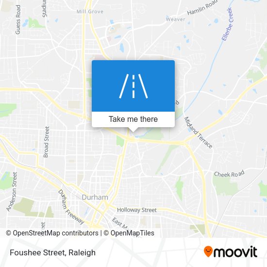 Mapa de Foushee Street