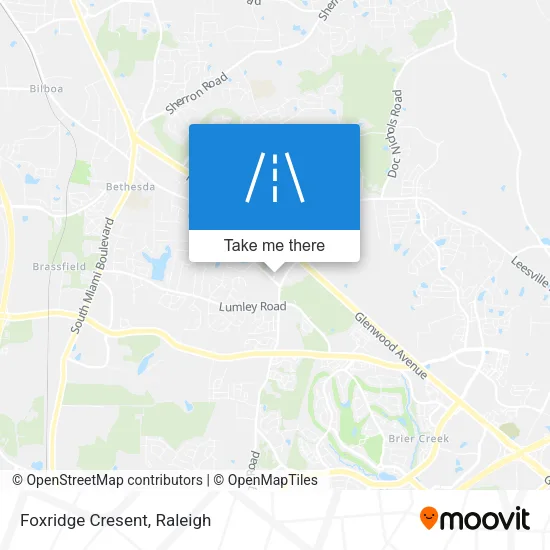Mapa de Foxridge Cresent