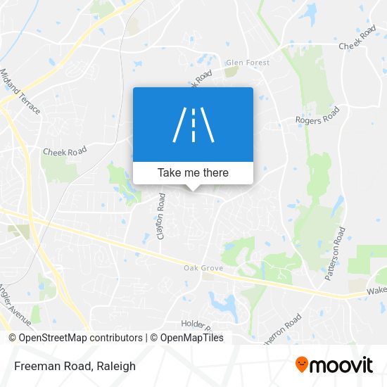Mapa de Freeman Road