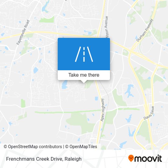 Frenchmans Creek Drive map