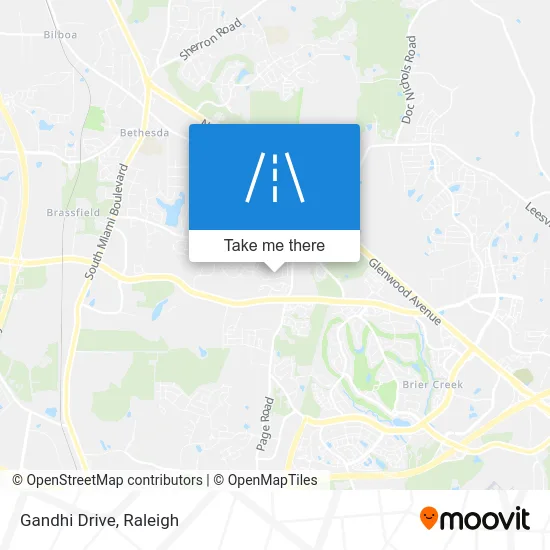 Gandhi Drive map