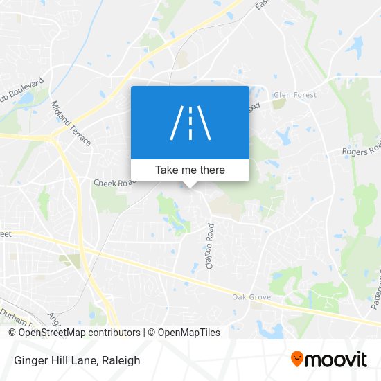 Mapa de Ginger Hill Lane