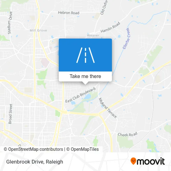 Glenbrook Drive map