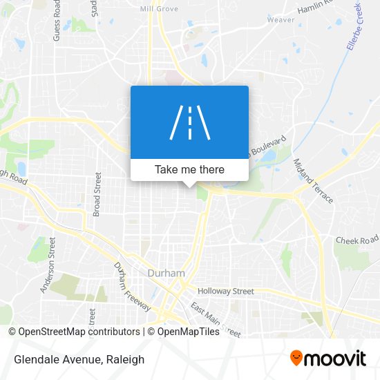 Mapa de Glendale Avenue