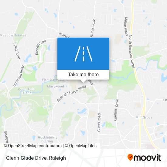 Glenn Glade Drive map