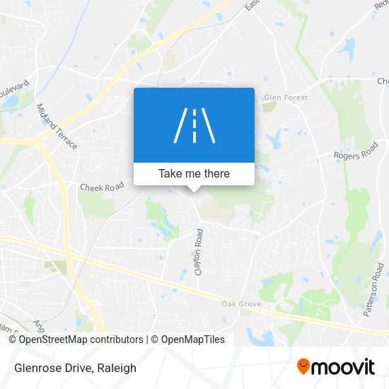 Mapa de Glenrose Drive