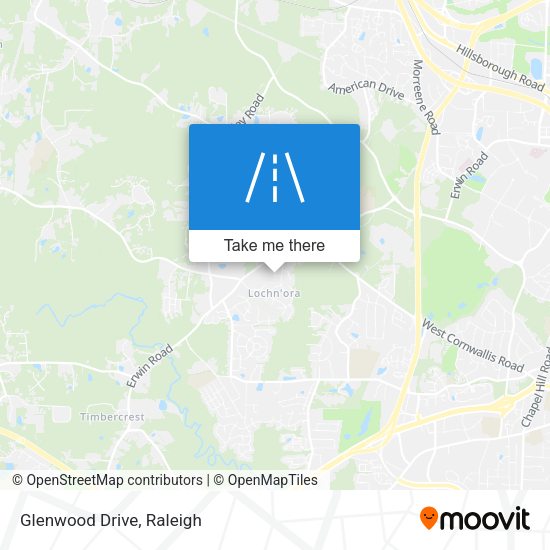 Glenwood Drive map